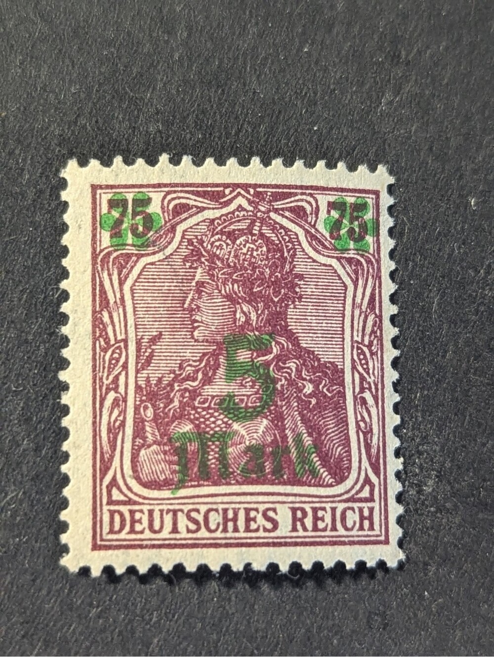 Germany Germania Deutches Reich Stamps Mi 156 Sc 135 5m OP MNH